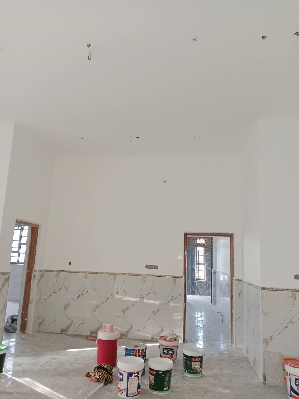 جانب من عملي المعجون الجداري
***********
