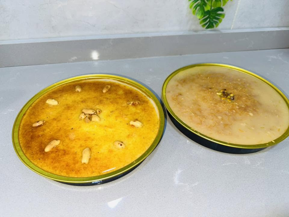بسبوسة بالقشطة / المكسرات 🍰
الطبق يكفي 4 أشخاص 💯
 يوجد توصيل كافة مناطق الكوت 🚗 
2000
للطلب دايركت أو *********** 
#اكسبلورexplore #الكوت #حلويات #بسبوسه #اكسبلور_فولو
