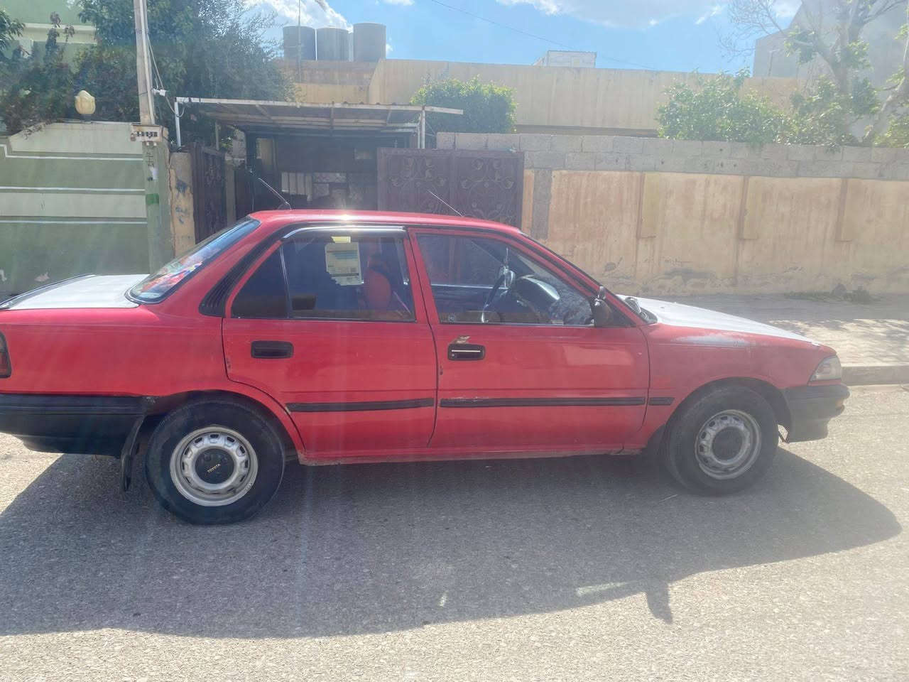 سلام عليكم كورلا موديل 1990 رقم نينوى مشروع وطني 
السياره جديده حيل السعر 48$ 
***********
