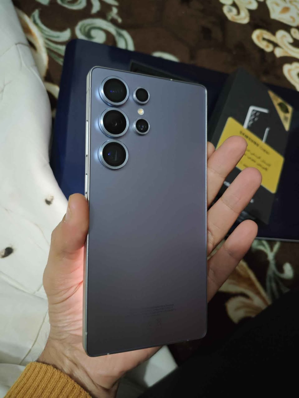 السلام عليكم 

سامسونك اس 25 الترا 

ذاكره 256

كامل ملحقات 

ظمان عين الفهد

عنوان بغداد حسينيه 
رقم *********** الفارس, صلاح الدين
