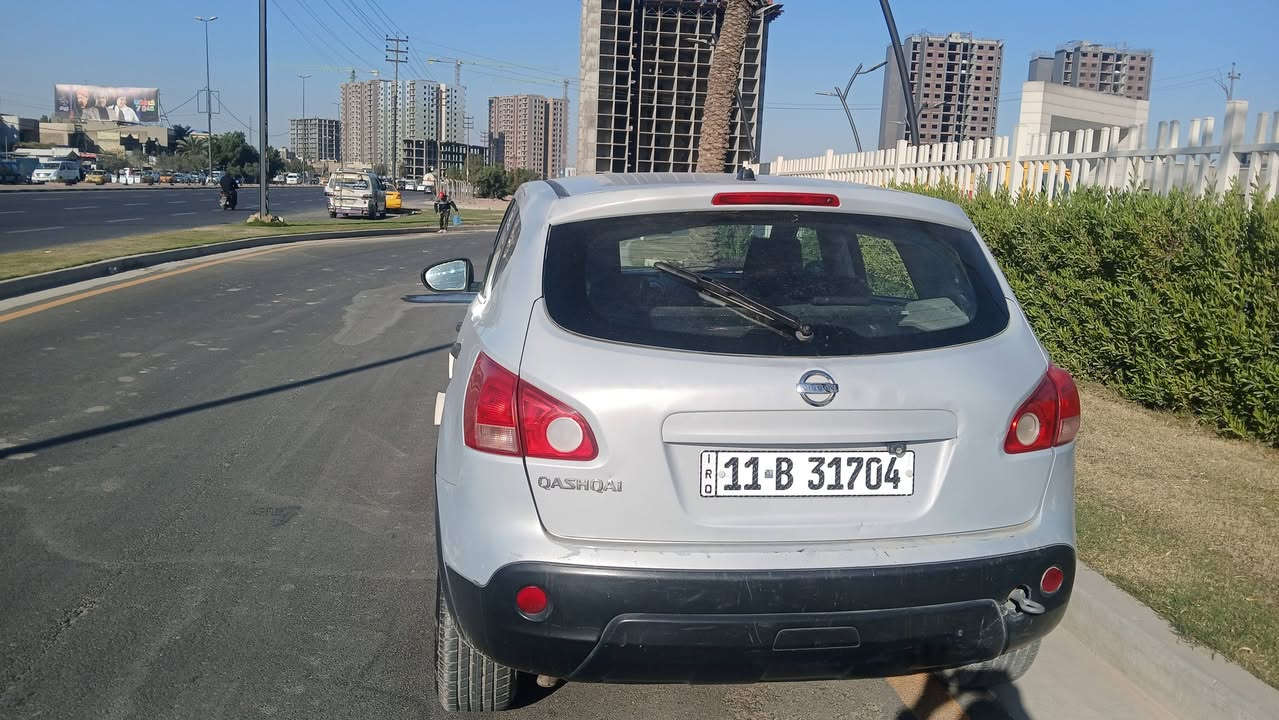 نيسان كاشفاي موديل 2008 كامله بدون صبغ حداديه دبلات السعر 75 ورقه وبيه مجال العنوان بغداد الدوره الرقم ***********
