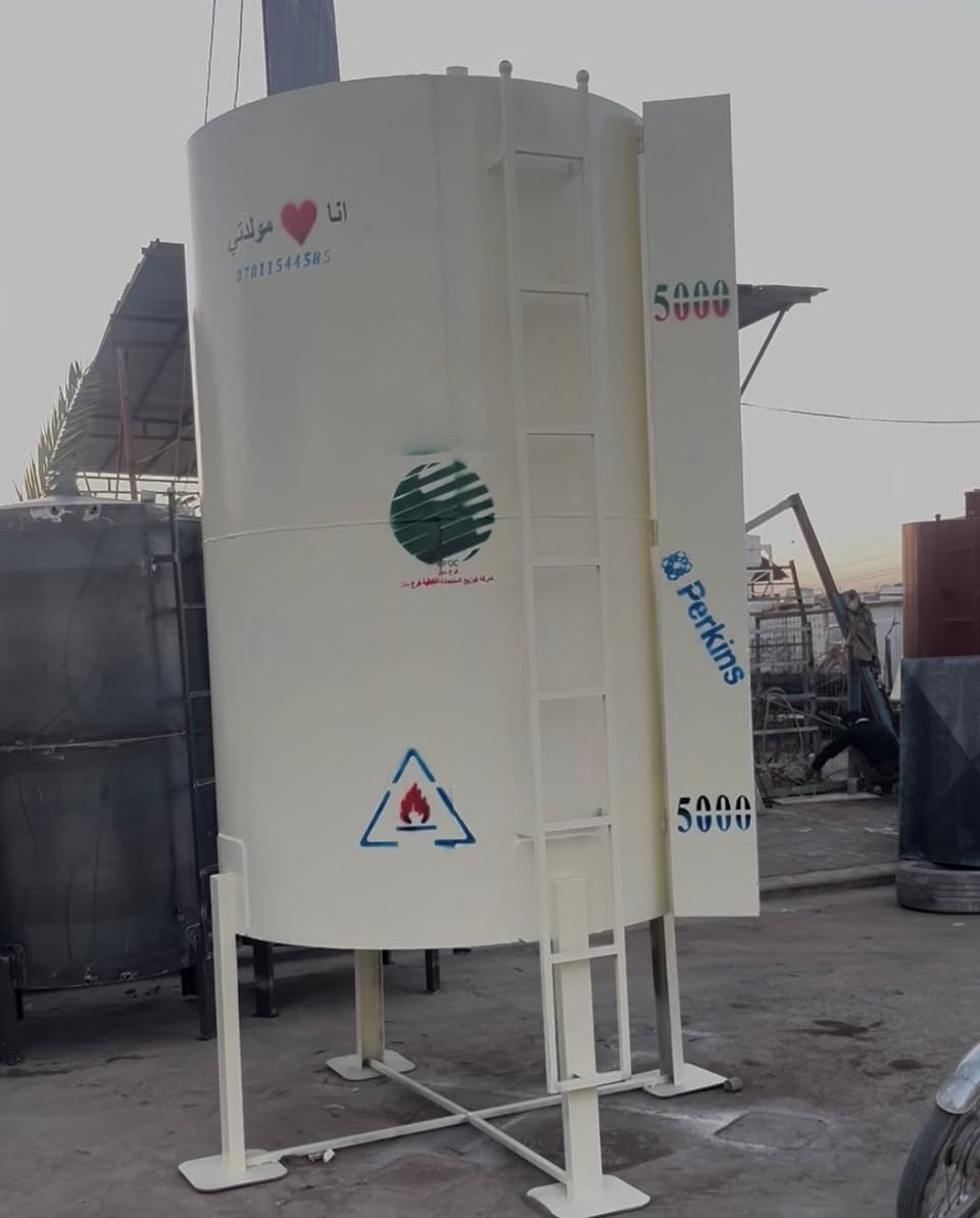 سلام عليكم تانكيات ‏ماي دفاع مدني من 250 لحد 54,000 تانكيات حديد كاز  متوفر جميع لسعة لي تطلبهة توصيل كافت محافضات موجود وبنسب لسعار حديد ثنين مليم مضبوط تارس ضمان 5 سنوات اي شي بي يبقة عدك وجيك ثاني هدية 🎁 لعنوان نجف حي لحرفين ***********￼
