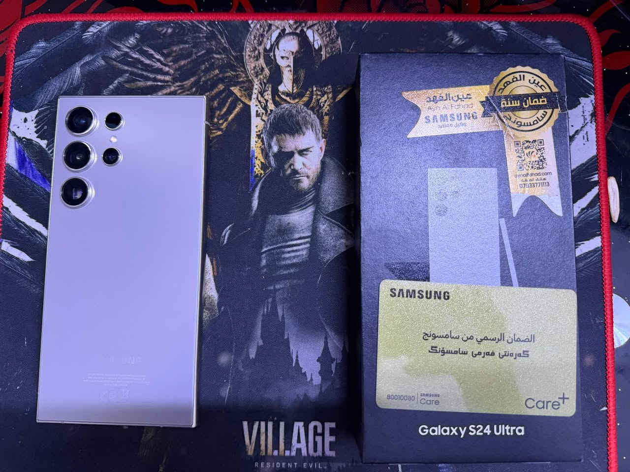 السلام عليكم حبايب للبيع سامسونك S24 Ultra لون رصاصي ذاكرة واحد تيرة ضمان عين الفهد مع كامل الملحقات 
الجهاز نضافة فول 99% 
السعر 1.150.000 دينار 
للاستفسار ***********
