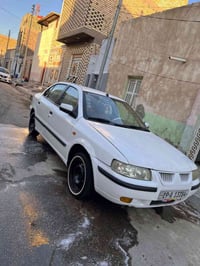 سمند 12البيع سياره حلوه شوفت عينك السياره بيها باب السايق مبدل بدون ضر...