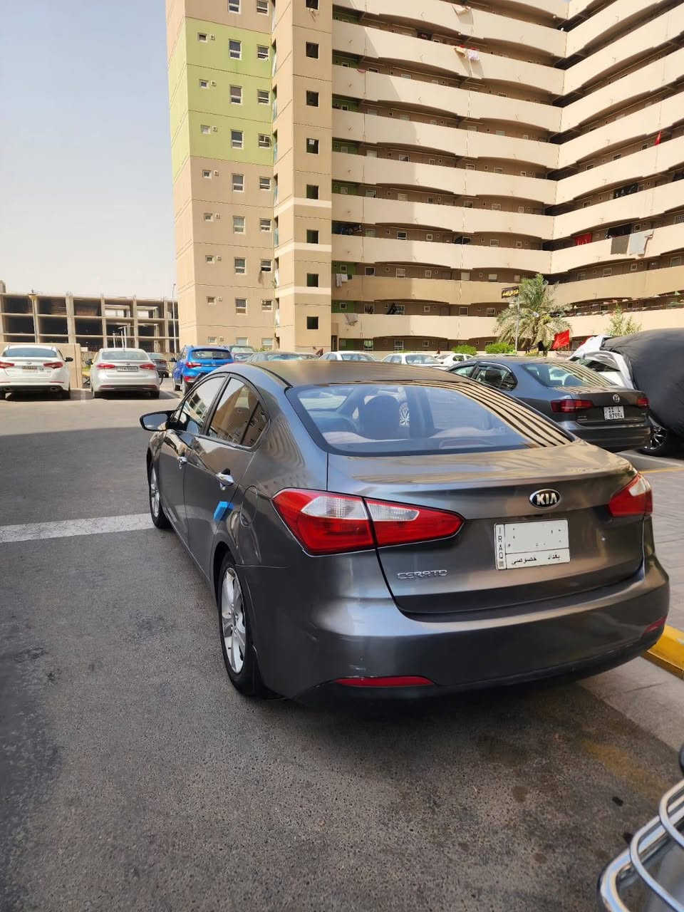 كيا سيراتو خليجي 2016 رقم بغداد مشروع وطني
محرك 1600 دوش
ماشية 190 قابل للزيادة
تحكم ستيرن
شاشة جبيرة
صبغ صفحتين والصندوگ بيه بارد
السياره جاهزة متصرف عليها دينار
مكان السيارة  بسماية 
للبيع او المراوس بموديل احدث
سعرها 100 قفل
للاتصال *********** 
والرقم عليه واتساب
