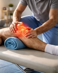 هل تعاني من ألم أو تيبّس في الركبة؟ 🤕 سوفان الركبة قد يقيّد حركتك ويؤث...