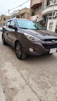 توسان امريكي موديل 2014 مكينه 2400 GDi فور ويل تبريد قطعتين كشنات جلد ...