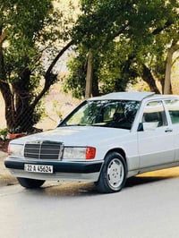 مرسيدس 190 طيارين مديل 1990 السيارة كير مكينة حدادة تبريد تخم تاير كلة...