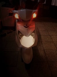 مكلف بلنشر دراجة سكنس(فحل )  🛵 للبيع دراجة شلعه معدل كهربائيات كلهه شغ...