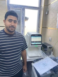 جانب من أعمال تنصيب جهاز  CBC من شركة AeHealth البريطانية  وكالة حصرية...