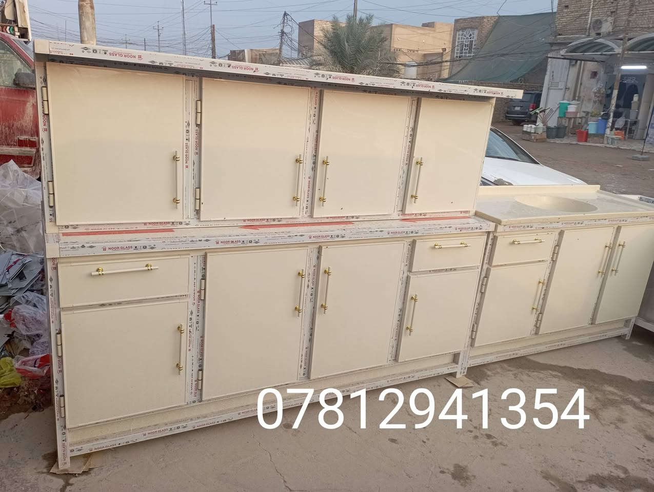 معمل كاونترات المنيوم المؤمل نستقبل القديم بلجديد مع الفرق *********** نجف
