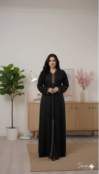 كلابيات مي ذهب • تطريز ستراس • مقاسات L-3XL