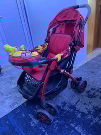 عربانة طفل • نظيفة وجديدة • موسيقى تشتغل