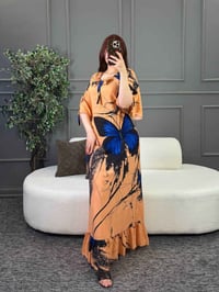 دشداشة نسائي • خامة كشمير • فري سايز لحد ٩٠ كيلو