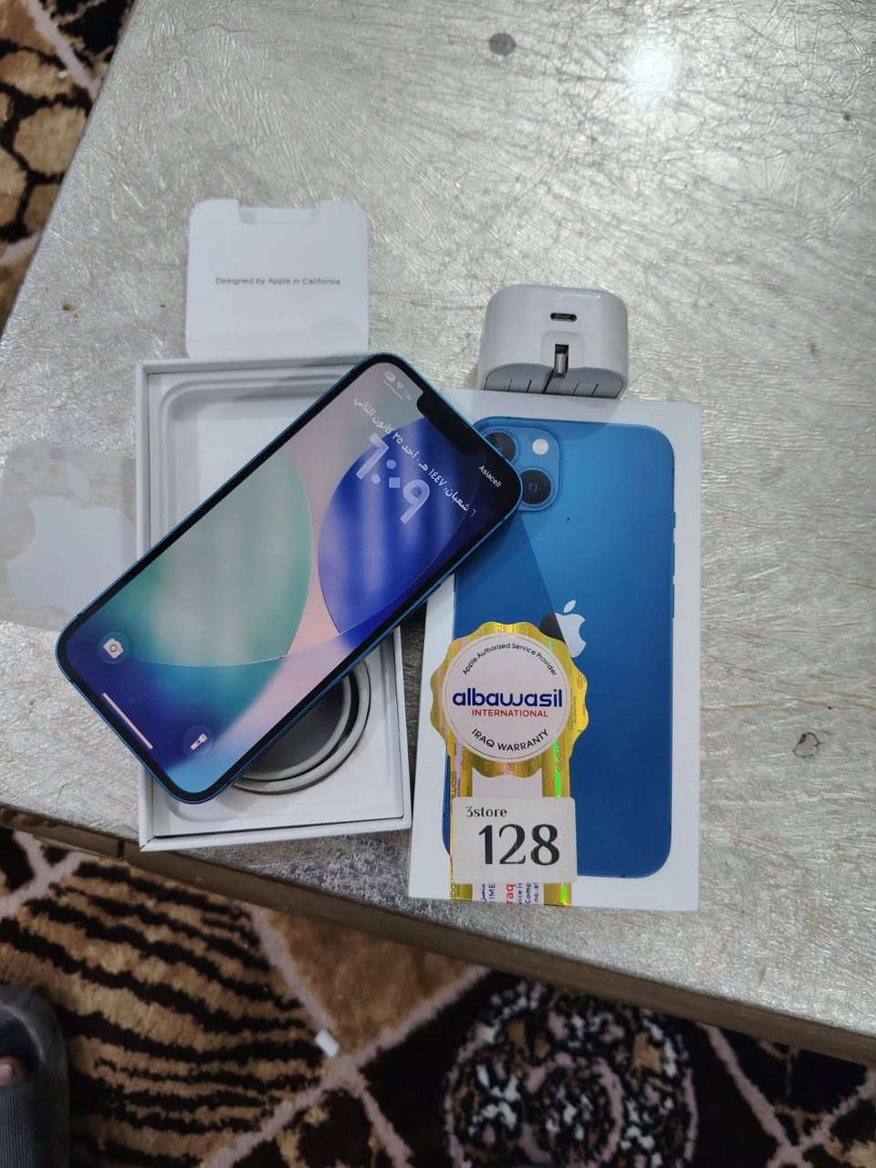 السلام عليكم اخوان ايفون 13 عادي جهاز جديد استعمال مال بيت كامل ملحقات شاحنته الاصليه وسماعاته ولزكات الشركه وكارتونه يعمي ملحقات كامله جهاز جديد جديد بمعنى الكلمه وتر بروف ما مفتوح ضد المي مكفووول كفاله عامه بي ضمان جهاز زلغ مالي ذاكره ١٢٨ السعر ٤٠٠ مكاني بغداد الزعفرانيه ***********
