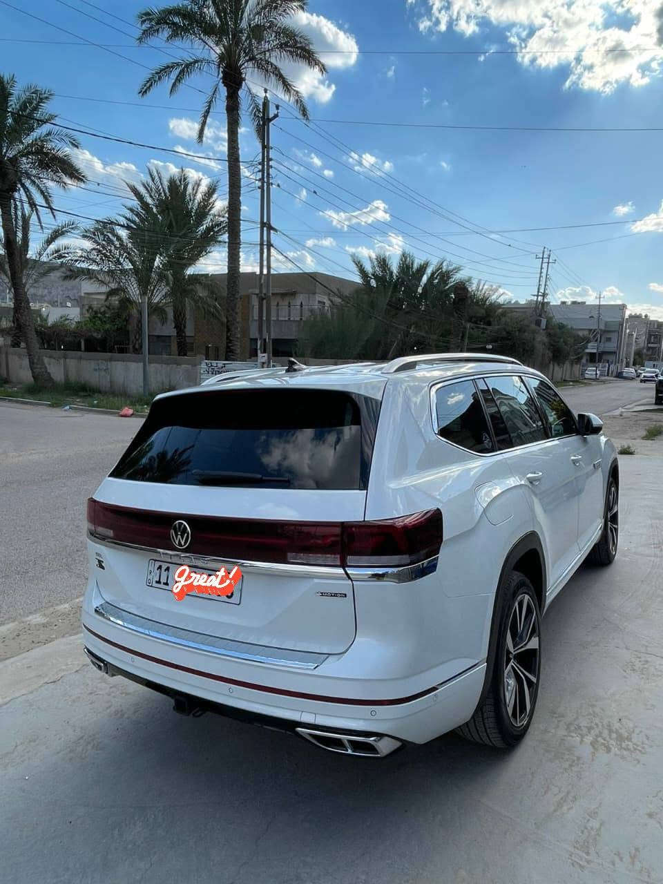 السلام عليكم ورحمة الله وبركاتة 

VolKswagen  Atlas SEL Premium R_Line  2024

عداد المسافة : 29000 الف مایل 

ضرر : فقط جاملغ وشويه بنيد بدون داخل شرط فحص

ارباك ضارب 

دعامیە مبدل بلاد شريكا 

اعلی المواصفات  atlas 1/1 :

سقف بانوراما

داتاشو 

بصمة تشغيل

بصمة أبواب

تشغيل عن بعد (Remote Start)

صندوق شفط كهربائي

رادار أمامي (تحديد مسار)

رادار جانبي (نقاط عمياء)

رادار خلفي (تحذير من الاصطدام)

كاميرات محيطية 360°

سستم سماعات FENDER

تحكم وضعيات القيادة Drive Modes 

اوتو بارك Auto Park

تبريد مركزي لمس

كشنات ميموري

اناره محيطيه اكثر من 40 لون

كشنات جلد

کشن تدفئة و تبرید

هاند بريك بصمة

Android Auto 

Apple Car Play 

مانع انزلاق+ABS

شاشة كبيرة لمس

حساسات خلفية+ كاميرا 

تحكمات استيرن

اوتو ستارت Auto start 

اوتو ستوب Auto Stop

السياره  رقم بغداد بااسمي

مكان: بغداد 

رقم:  ***********

سعر صور حادث خاص
