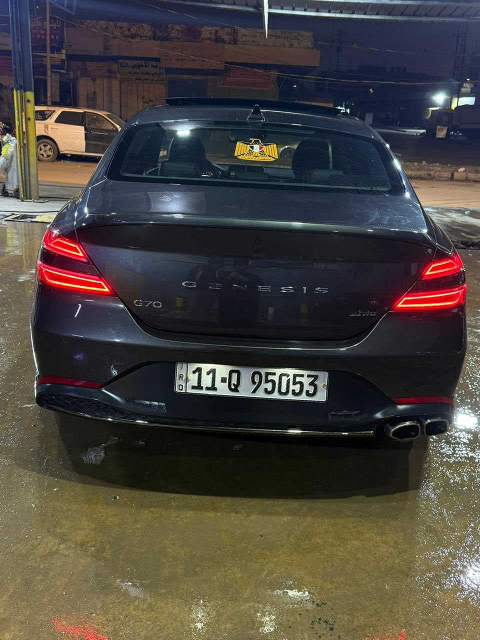 السلام عليكم جنسيس g70 موديل 2023
ماشية 42 كم 
محرك 4 سلندر دفع رباعي
لون رصاصي داخل اسود مطعم بأحمر
مواصفات 
كراسي كهرباء تدفئة تبريد 
مري شفط نقطة عمياء 
حساسات 360 
كامرة خلفية 
اضوية ليد 
تشغيل عن بعد 
تدفئه ستيرن
فتحة سقف 
رادار امامي
كراسي ميموري
شاشة تدعم ابل كار بلي واندرويد اوتو
قطعه خلفيه تبريد
محرك 2000T GDI
5 وضعيات قيادة
انارة ترحيب 
دخول ذكي 
السياره نظيفه حيل 
وشرط الفحص 
مكان بغداد كرادة 
***********
