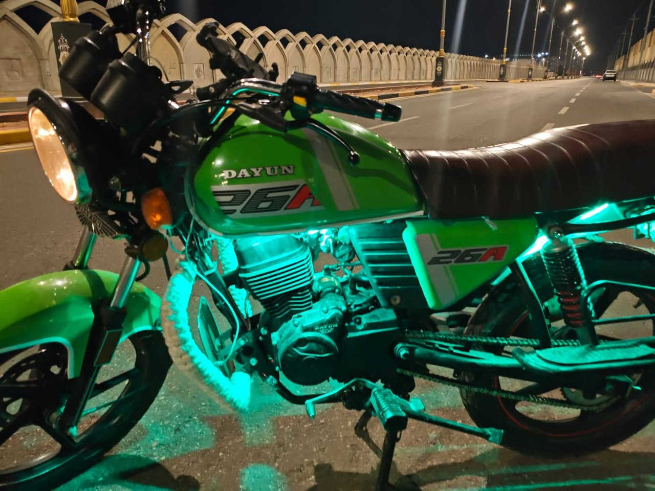 دراجه للبيع دايو النفخ موديل 23 وكيلها حسين
لون اخضر دراجه كلش تضيفه
كهربائيات كلها شغاله
اوراق اصولي كامله
السعر الخاص

***********
في كربلاء المقدسه
