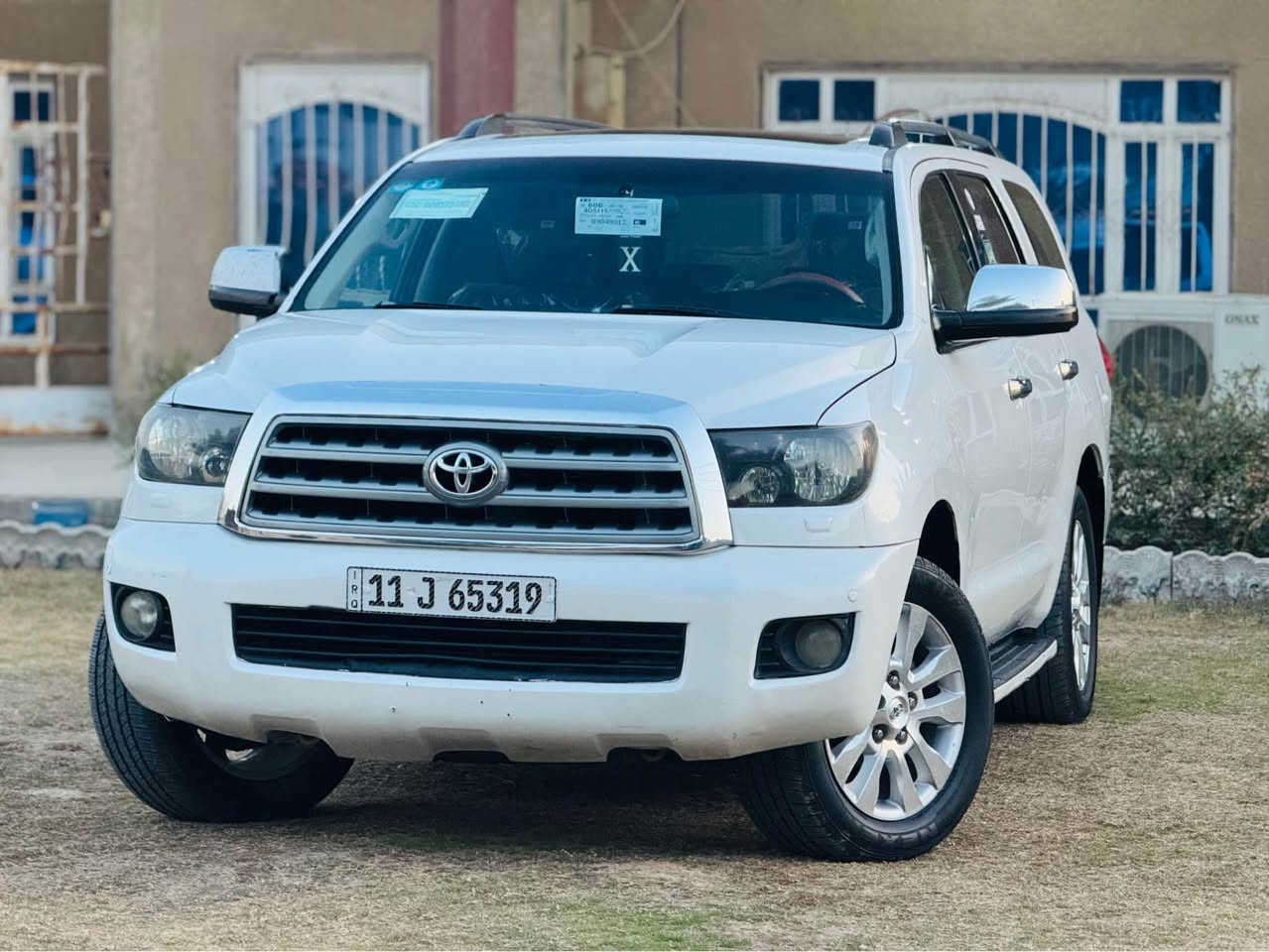 لسلام عليكم
           تيوتا سيكويا  بلاتينيوم 
بسمي مشروع وطني 
موصفاتههً معروفه
داخل مشمشي
.الموديل:2009
.المواصفات(platnum) 1/1
ماشيه 200 الف
.سلايد روف
كشناتً جلد
.زراكات 
.كامره
.تحكم ستيرن جهتين
.ستيرن كهرباء
.مري شفط
.كشنات جلد +تدفئه تبريد
.بردات جانبيه بلاديه
.شاشه ايباد
.V8(5700)
.بعد بيها هوايه مواصفات 
سياره مكفول كفاله عامه 
شبر صبغ يم جاملق خلفي
.السعر 172
مكان السياره بغداد 
لاستفسار 
*********** بغداد, العراق
