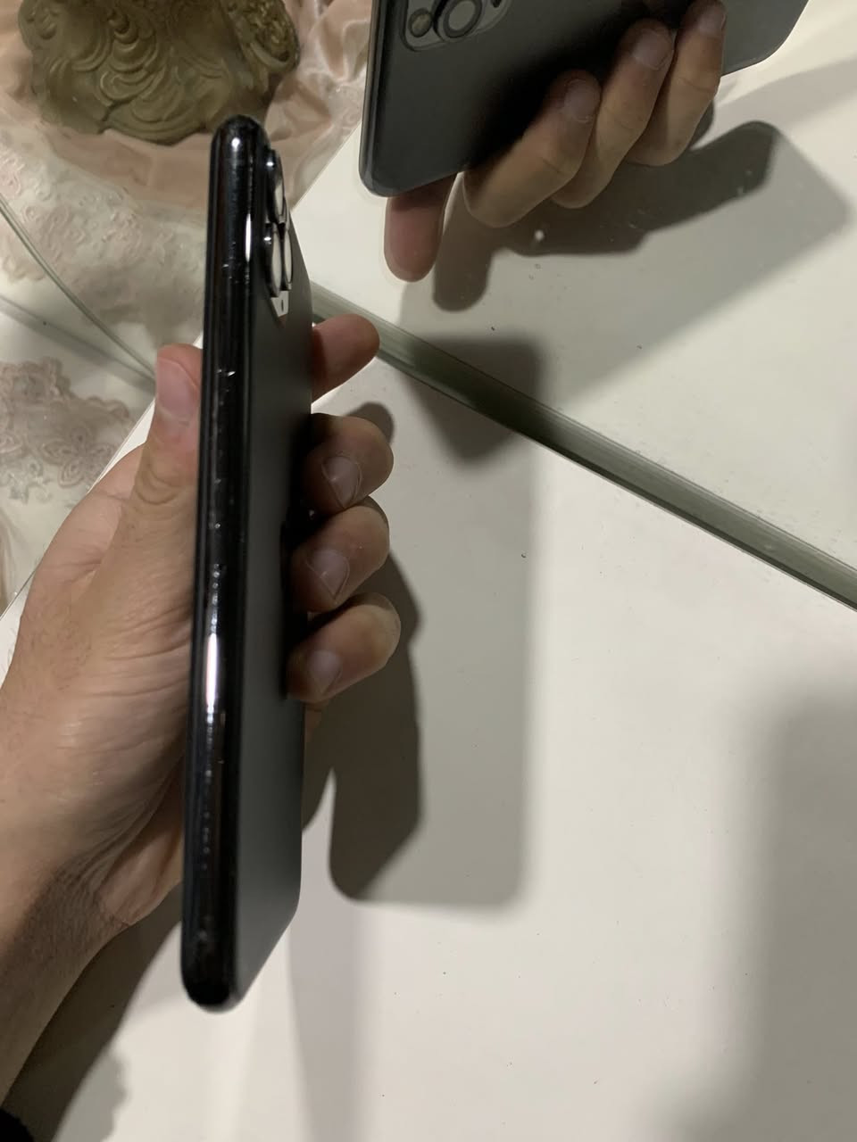 السلام عليكم
ايفون 11 برو ماكس للبيع 

الذاكره 64 

تك سيم

بطاريه 75 اصليه 

الجهاز فقط شاشه مبدله 

فيس إيدي شغال 

سعره 250 ألف وبيه مجال


**إذا كنت صاحب هذا الإعلان وتريد حذفه لأي سبب، رجاءا أرسل رسالة إلى الدعم الفني**