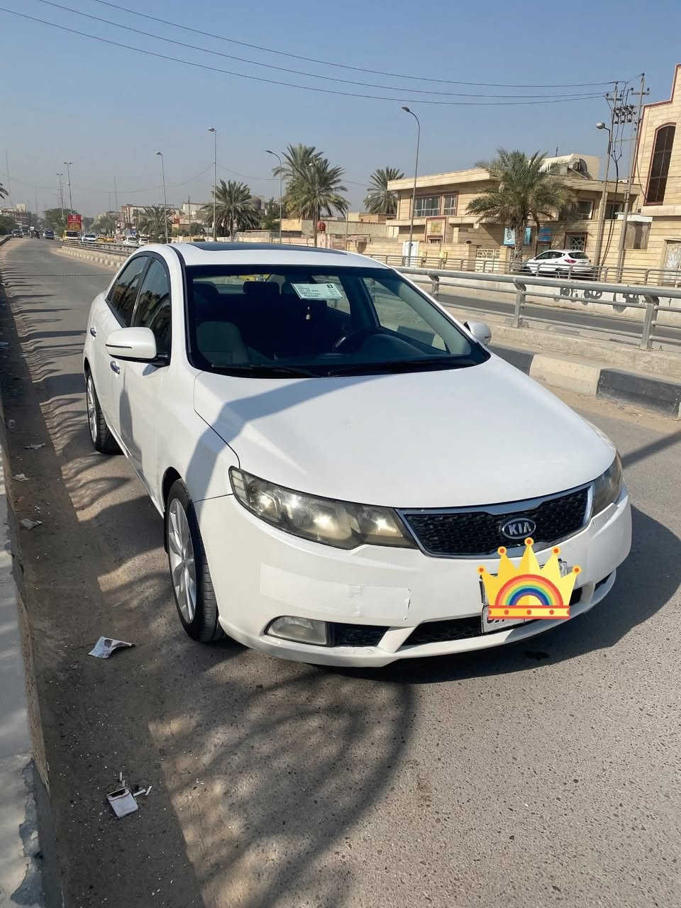 بسم الله الرحمن الرحيم
سيراتو موديل 2012 كير أوتوماتيك لون ابيض صدفي مكينه وكير مكفولات فول مواصفات/ فتحة سقف/تحكم استيرن جهتين / بلوتوث وحاكيه / اشاير بالمري ومري شفط / حساس خلفي / كاميرا / abs/ رقم اربيل بشرط تحويل او وكاله بيها صبغ شبرين جوة قبق البانزين  والباقي كله مكفول من الصبغ والتبديل تخم تاير نظيف  السياره حلوة وجاهزه مبيها اي نقص السعر 100 مكاني نجف 
***********
