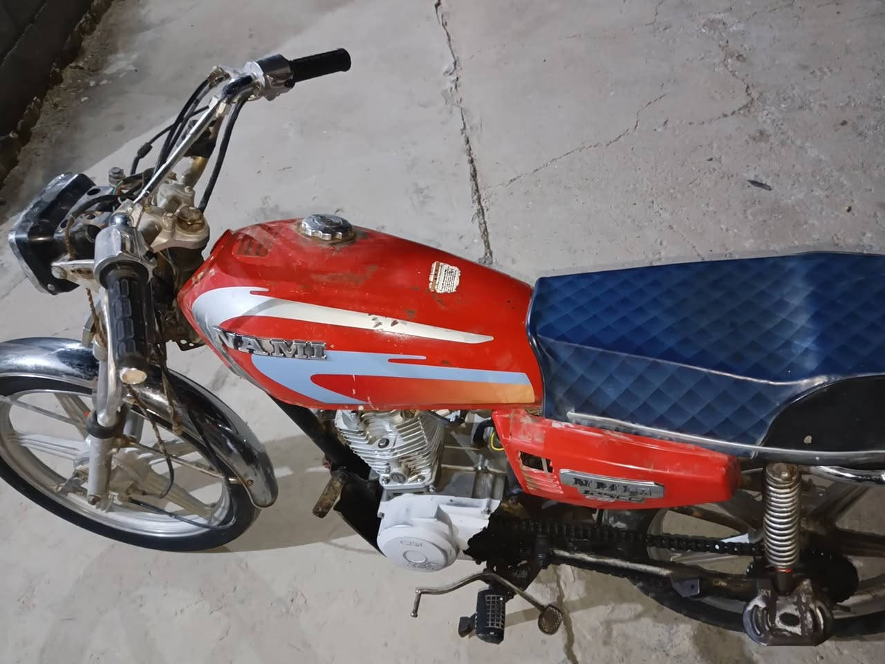 السلام عليكم
دراجه موديل 2012 نضيفه اوراق كامله اصولي
مكاني واسط النعمانية 
مكلف بل نشر
رقم صاحب الدراجه
‏‪***********‬‏
