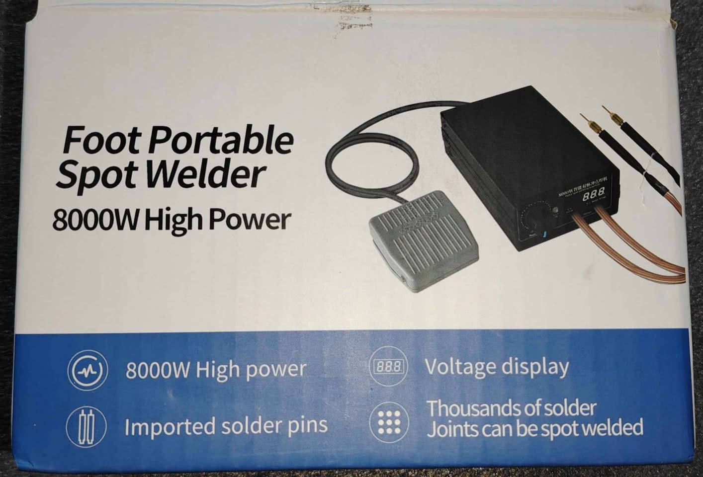 كاوية نقطية قوية شحن لبطاريات الليثيوم كركوك, العراق


**إذا كنت صاحب هذا الإعلان وتريد حذفه لأي سبب، رجاءا أرسل رسالة إلى الدعم الفني**