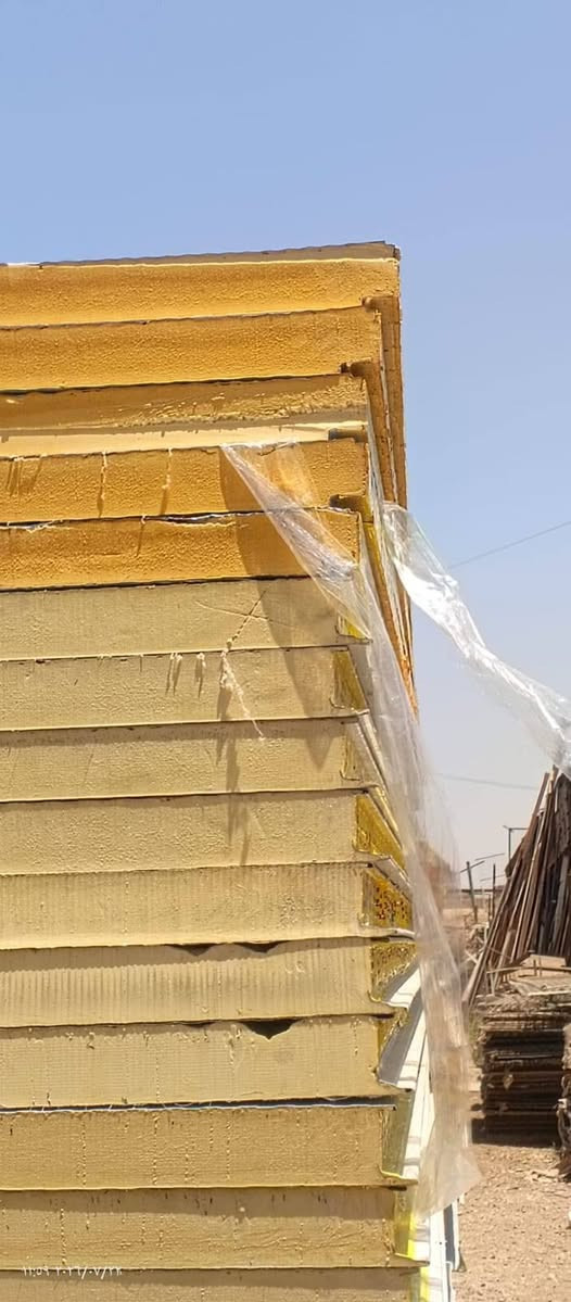 تم وصول بعون الله تعالى سندويج بنل درجه اول تركي شركة زاخو افظل شركة بلعراق جوه سوك تخفيضات سقف مع جدار يوجد نوع ضد الحريق متر ١٨ الف فقط حجم ١٠ سانتيم مال بردات يوجد طول ٦ متر او ٥ متر ٤ متر العنوان بغداد شارع فلسطين ‎***********
