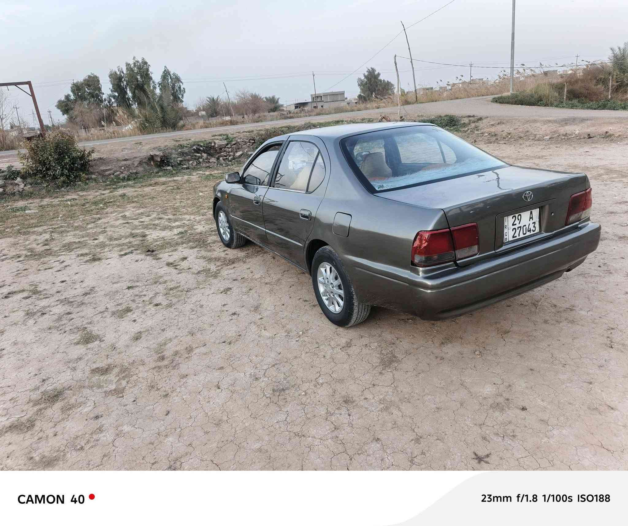السلام عليكم كامري 1994 رقم واسط رقم انكليزي تحويل باي مكان سيارة جاهزة ثاني يوم تحويل
كهربائيات كلهة شغالة مسجل سماعات
تخم تاير جديد 
كير تمام محرك خيط بخار قليل
السيارة بلادية بدون أي قطع تبديل
صبغ عام للجمالية 
مكاني ديالى بعقوبة المفرك
السعر 52 وبيهة مجال للشراي
***********
