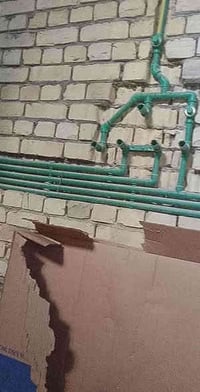 تأسيس ماي ومجاري ​إضافة غاز دفن ​تأسيس زاهي (مغاسل) ​تأسيس شامبو (للحم...