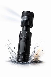 كشاف يدوي • ١٢٠٠ لومن • شحن USB