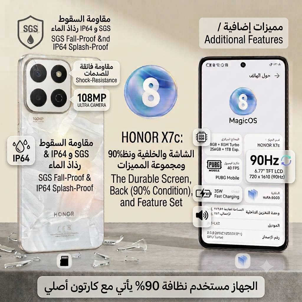 هونر X7C مستخدم نضيف مستبدل شاشه وبي فطور بسيطه بواقي الكامره الجهاز مواصفاته حلوه وملحقاته كارتون فقط للبيع او المرواس سعر الجهاز 150 وبي مجال للشراي والعنوان معروف كربلاء حي الرساله مركز دكتور موبايل/ dr.mobile
هونر X7C مستخدم نضيف مستبدل شاشه وبي فطور بسيطه بواقي الكامره الجهاز مواصفاته حلوه وملحقاته كارتون فقط للبيع او المرواس سعر الجهاز 150 وبي مجال للشراي والعنوان معروف كربلاء حي الرساله مركز دكتور موبايل/ dr.mobile 
للاستفسار اكثر اتصل ***********
