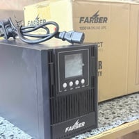 UPS شركة فاربر 1KV اونلاين مع كامل ملحقات استدخدام قليل شتريتة جديد ب2...