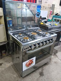 طباخ خمس عيون • كراون ستيل ياباني • شغال مع فرن