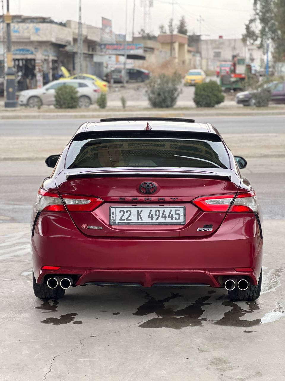 السلام عليكم 
كامري للبيع 
موديل 2018 مواصفات  se plus
سلايت+بصمه+كشنات هيتر
ضرر السياره خلفي 3 قطع بدون ايرباك بجم كبس
السياره ما ناقصها اي شي 
السياره بااسمي هزه جديده سنويه 2027
للاستفسار الاتصال على الرقم ***********
