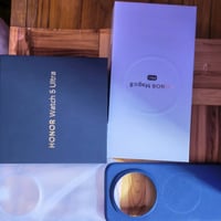 هونر ماجك 8 برو لون ذهبي ويا كفرين مع الساعه  مليون و200 الف قفل قفل ق...