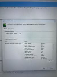 لابتوب لينوفو ليجن فايف مواصفات Rtx 4060 140TGP i7 13650HX 16g ram ddr...