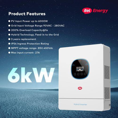 متوفر انفيترات ايتل
6kw
يتقبل 9 الألواح مدخل واحد
 Pv
27A
500v
مناسب جدا للمنظومات من 15 إلى 20 امبير
السعر 500 الف دينار
يتوفر كميات جملة الرجاء التواصل واتساب 
واتساب ***********

