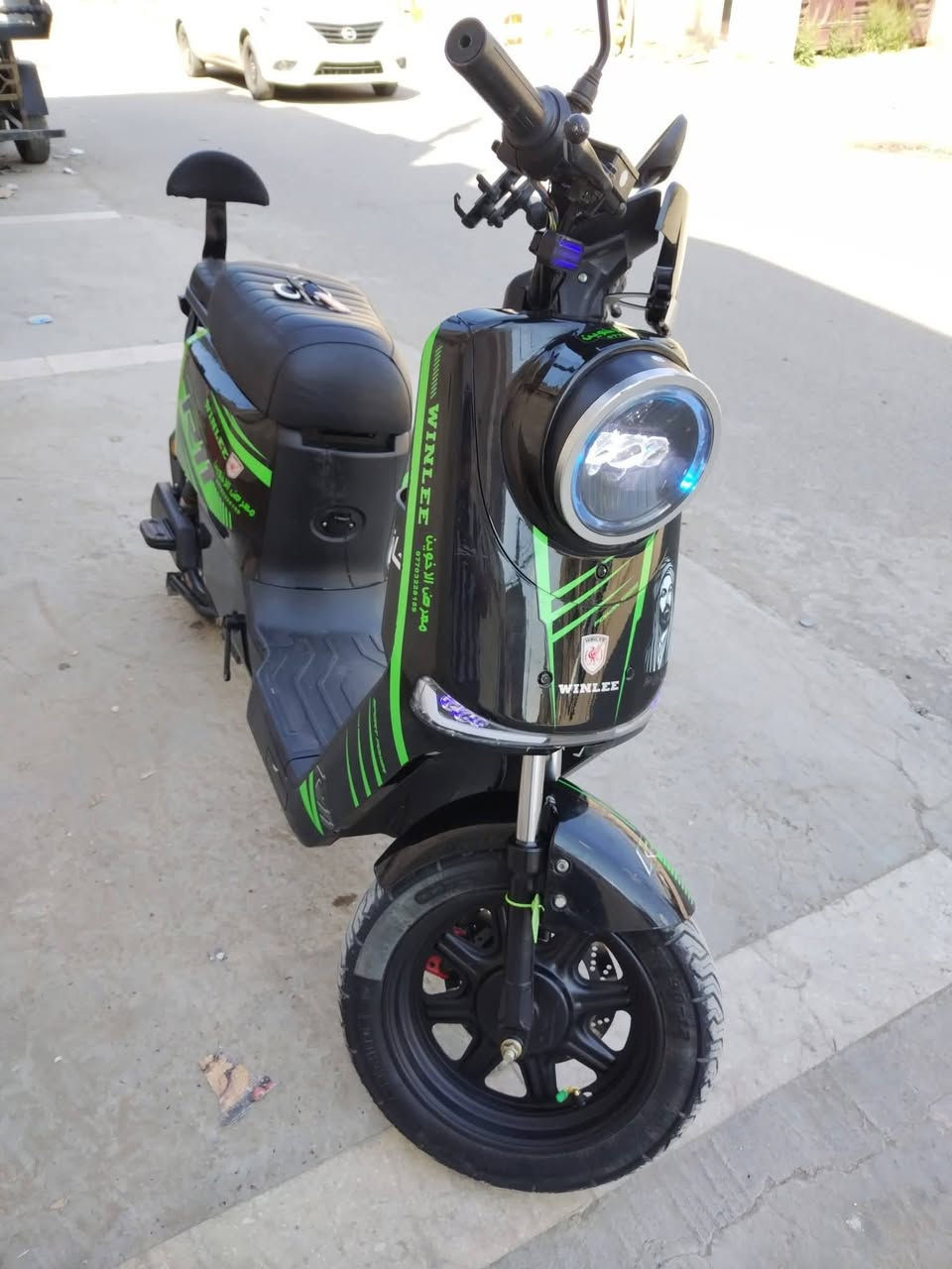 السلام عليكم
دراجه شحن نوع R11 شركه WINLLE
الدراجه 5 باتريات كبار نوع ونلي الاصلي 32 امبير
استخدام قليل اخت الحديده كهربائيات كله شغاله 

الدراجه نضيفه وكامله مابيه اي نقص 
 فول مواصفات سرعه 109 صاروخ ماشاء الله
تجي بيه بصمه وسويج وكارت تشغيل وبيه بلوتوث 
اضافه الى شاحنه الاصليه والنضافه الدراجه امامكم 

السعر 450 الف 
العنوان بغداد 
رقم الهاتف ***********
