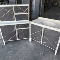 كاونتر • ٣ قطع • سنك مرمر