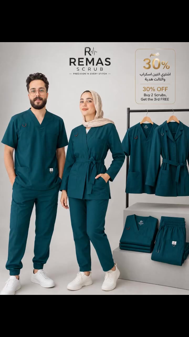 REMAS SCRUB Premium Collection 🥼🩺


**إذا كنت صاحب هذا الإعلان وتريد حذفه لأي سبب، رجاءا أرسل رسالة إلى الدعم الفني**