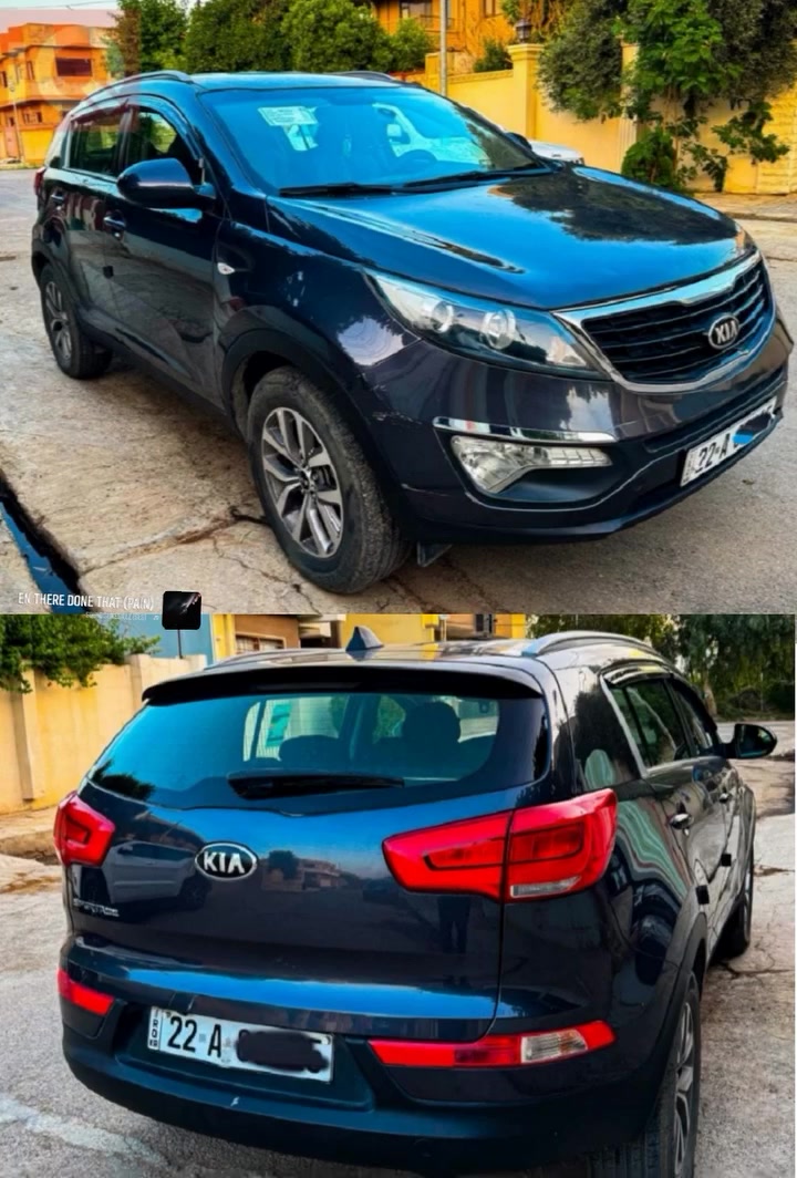 #للبيع
كيا سبورتاج 2015 باذنجاني اللون وارد خليجي 
المواصفات:
✔️ محرك 4 سلندر اقتصادي وقوي
✔️ قير أوتوماتيك
✔️ مكيف ثلج
✔️ شاشة
✔️ كاميرا خلفية
✔️ زجاج كهرباء
✔️ إطارات جيدة
✔️ صالون نظيف جدًا
نظام اقتصادي اوتوماتيك
السيارة بدون صبغ شرط 
المحرك فول وضع شركة 
الرقم انكليزي اربيل كردستان
السيارة باسمي الشخصي
شرط التحويل 
السيارة متانة قوة والمعروف لايعرف
ماشية ٩٨ الف
بيها كوبون جديد
السعر  160$
مكاني الموصل الجانب الايسر
للتواصل عل الخاص فقط


**إذا كنت صاحب هذا الإعلان وتريد حذفه لأي سبب، رجاءا أرسل رسالة إلى الدعم الفني**