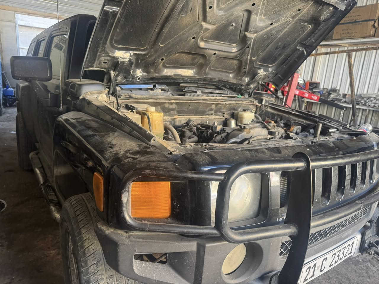 تجفيت كير همر
وسيرفز عام 
ساحه الطيران كم ارمل 
***********
