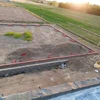 550متر طابو زراعي تحويل ملكيه مكانه كلش حلو مسيجه ومزروعه ع شكل  حديقه...