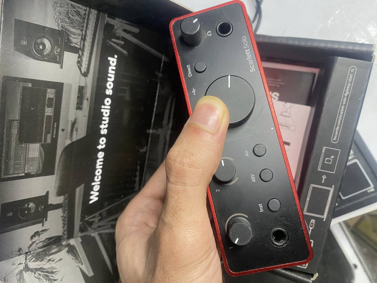 كرت focusrite solo gen 4
جديد


**إذا كنت صاحب هذا الإعلان وتريد حذفه لأي سبب، رجاءا أرسل رسالة إلى الدعم الفني**