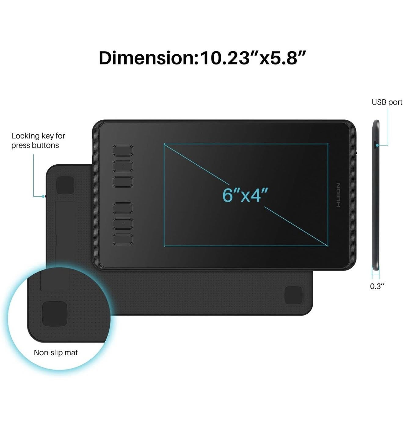 جهاز الرسم الرقمي HUION Inspiroy H640P توفر مقاس 6×4 بوصة، 
مزود بقلم، و8192 مستوى حساسية للضغط، 
و6 مفاتيح اختصار، 
مناسب للرسم والكتابة والتصميم والتدريس، ويعمل مع أجهزة Mac وPC والهواتف المحمولة.

جديد👍
السعر ٣٥ الف💐


**إذا كنت صاحب هذا الإعلان وتريد حذفه لأي سبب، رجاءا أرسل رسالة إلى الدعم الفني**