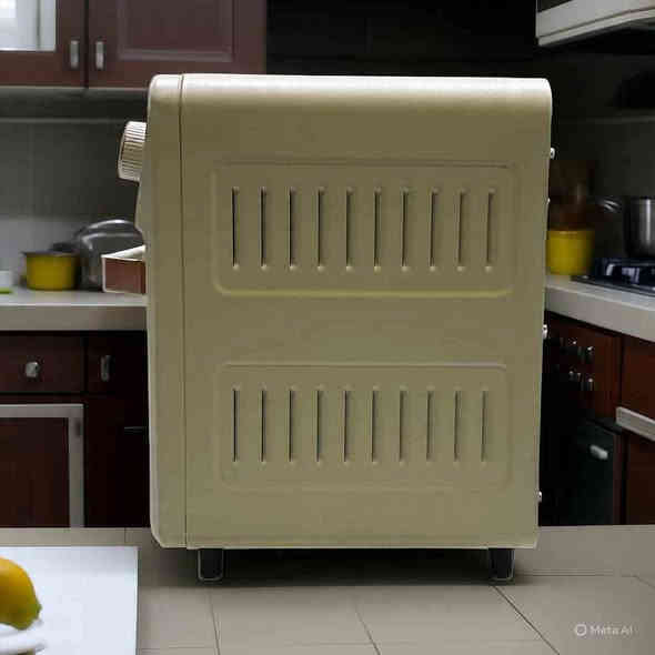 فرن كهربائي وقلاية هوائية 2 في 1 بسعة 12 لتر

🖍️مثالي لتحضير وجبات صحية ومتنوعة بسهولة
🖍️قلي الطعام بالهواء الساخن بدون زيت أو بزيت قليل جداً
🖍️شوي، تحمير، وخبز اللحوم، الخضار، والدجاج.
🖍️تسخين وإعداد مختلف أنواع المعجنات والوجبات السريعة.
🖍️مناسب للعوائل الصغيرة والمتوسطة بفضل سعته العملية
🖍️استهلاك الطاقة: 1250 واط
🖍️عنصر تسخين مصنوع من الستانلس ستيل المقاوم للصدأ
🖍️تحكم ميكانيكي سهل الاستخدام
🖍️التحكم بدرجة الحرارة من 0° حتى 230° مئوية
🖍️باب زجاجي شفاف لمراقبة الطعام أثناء التحضير
🖍️الابعاد : الطول 23cm ' العرض 27cm ' الارتفاع 30cm

السعر 62 الف
توصيل 3 الاف لجميع المحافظات🇮🇶
للحجز راسلونا📲
واتساب ***********
ن 7
#م كركوك
