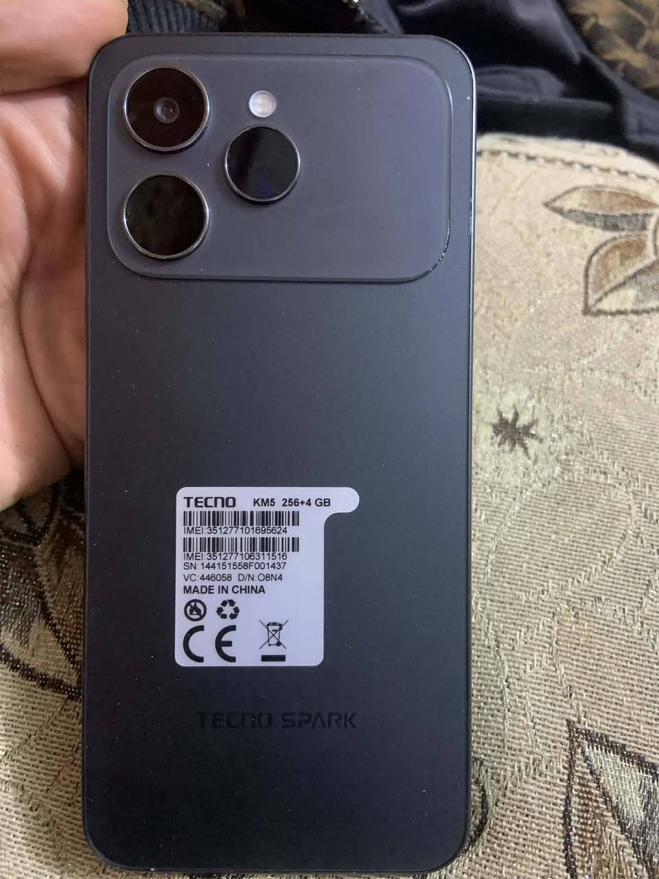 تيكنو سبارك 40
الذاكرة:256 العشوائية:8+8
البطارية:5200
شاحن سريع بقوة 45w
مستخدم فقط يومين / مراوس فقط ايفون/بدون فرق المكان المشتل
***********
