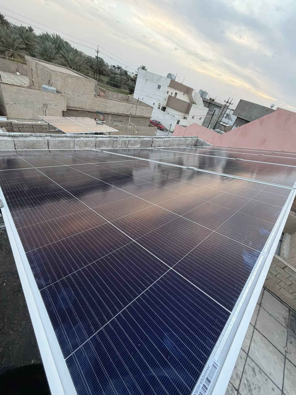 تم نصب وتشغيل منظومة في طوز خورماتو ويتكون المنظومة 

الواح عدد 7 بقدرة 620 واط بضمان 15 سنة

انفرتر شيساج 5.5 كليو واط بضمان 3 سنوات

بطارية شيساج 5 كليو واط

#امرلي
#طوزخورماتو
#شيساج
#الطاقةالشمسية
#سندباد


**إذا كنت صاحب هذا الإعلان وتريد حذفه لأي سبب، رجاءا أرسل رسالة إلى الدعم الفني**