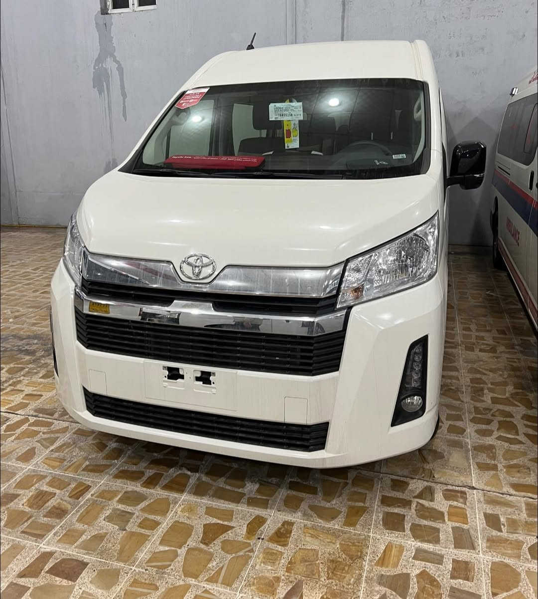 اللهم صلی علی نبینا محمد
تویوتا هـایس
مودیل ٢٠٢٦
فول مواصفات
كیر اتوماتیك 
ضمان ٣ سنوات
سنتین صیانة مجاني
***********
عنوان// اربیل شارع ٤٠ مدینة معارض مقابل معمل بیبسي
اسم معرض (معرض باصات)
